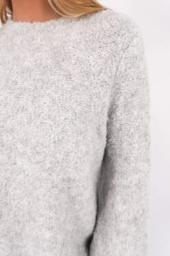 Mindie Knit Crew Mid Grey -Jean Jail Shop Mindie Knit Crew Mid Grey c