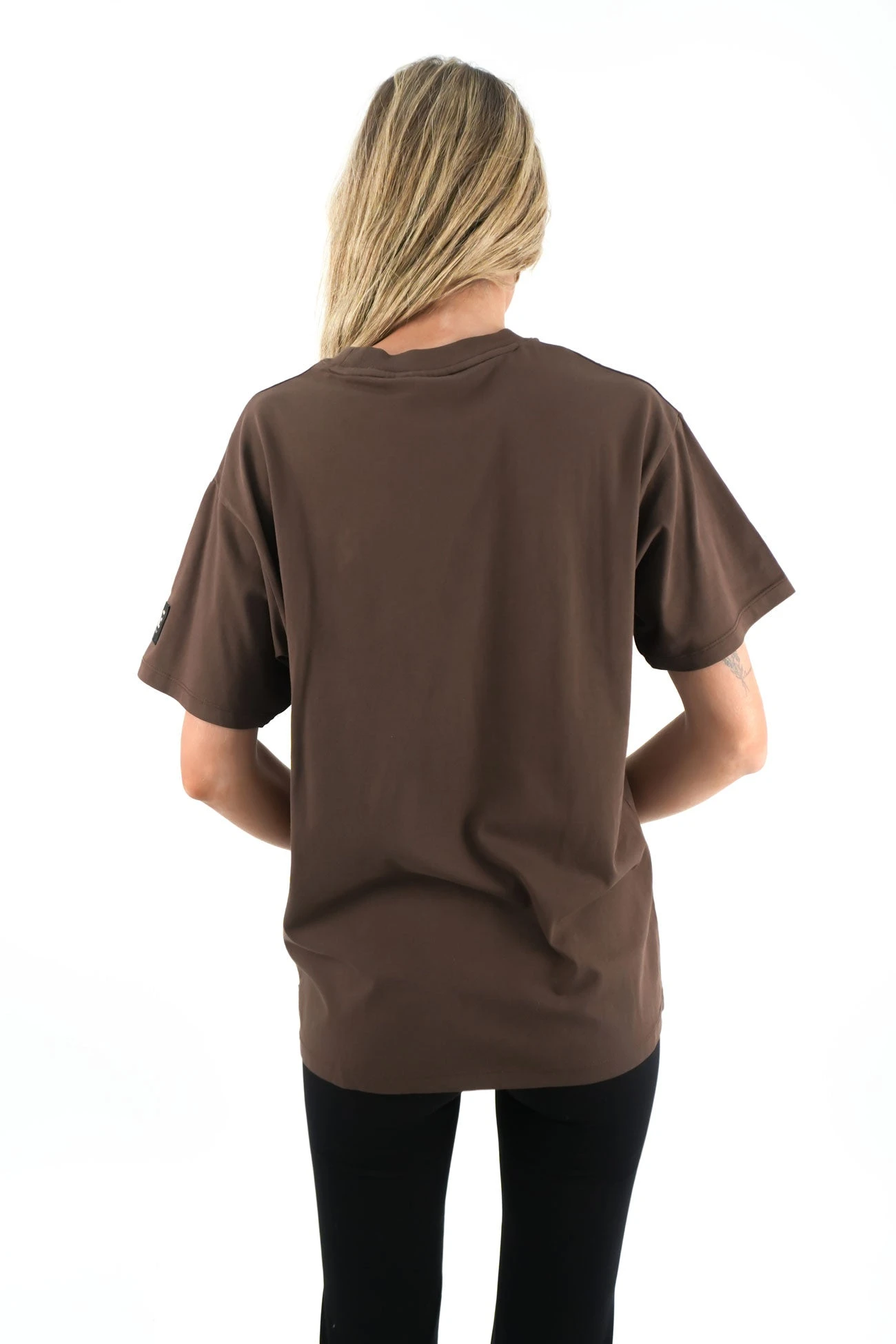 Monogram Relaxed Tee Brown 2 Monogram Relaxed Tee Brown - Image 2