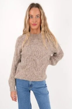 Montana Knit Jumper Mocha