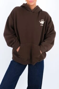 Montana Relaxed Hoodie Brown