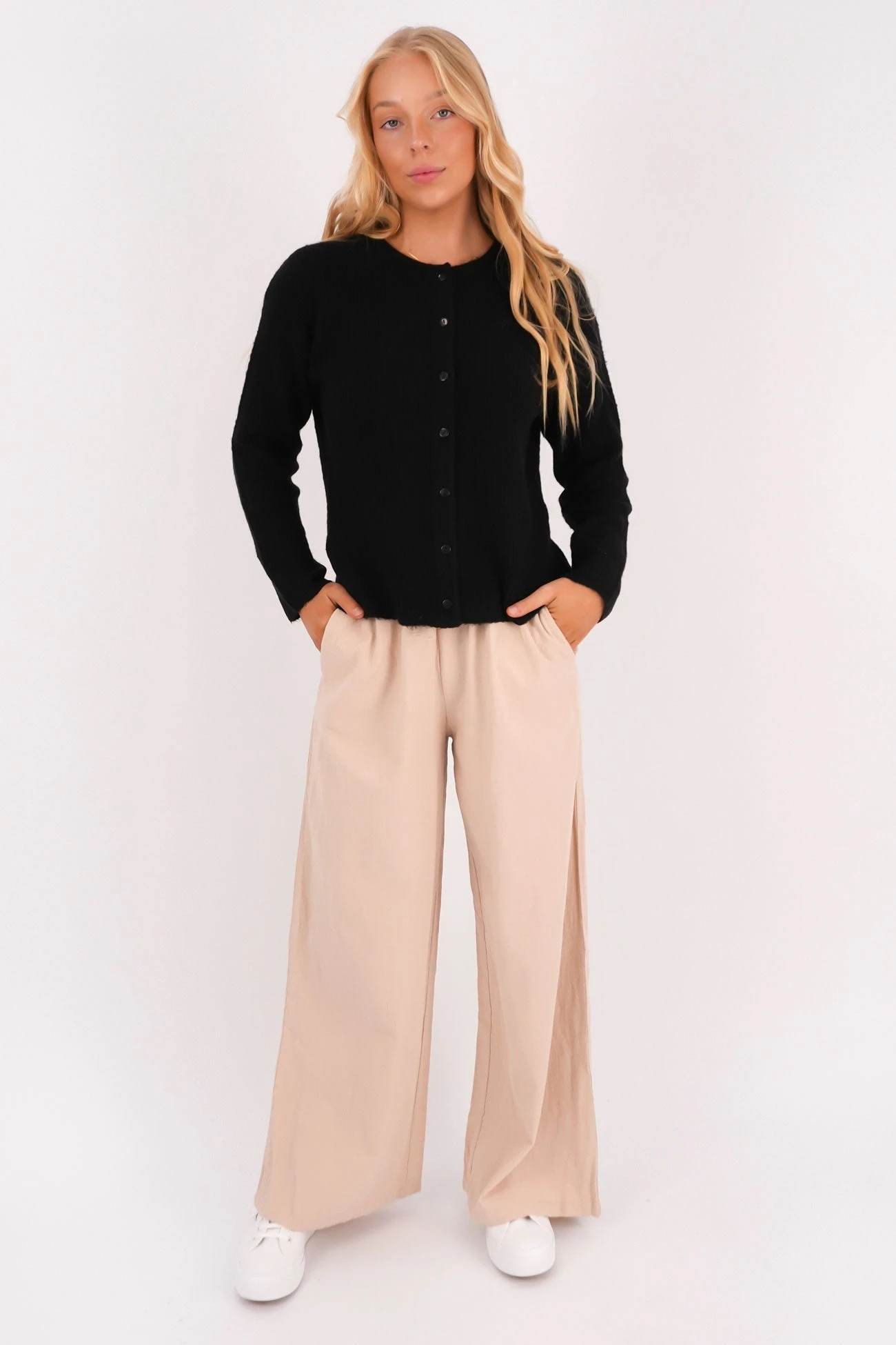 Murphy Knit Cardi Black 2 Murphy Knit Cardi Black - Image 2