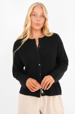 Murphy Knit Cardi Black