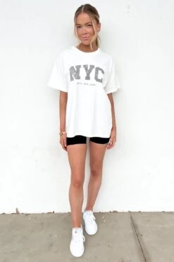 NYC Tee Vintage White -Jean Jail Shop NYC Tee Vintage White f5jpg