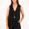 Natalia Vest Black