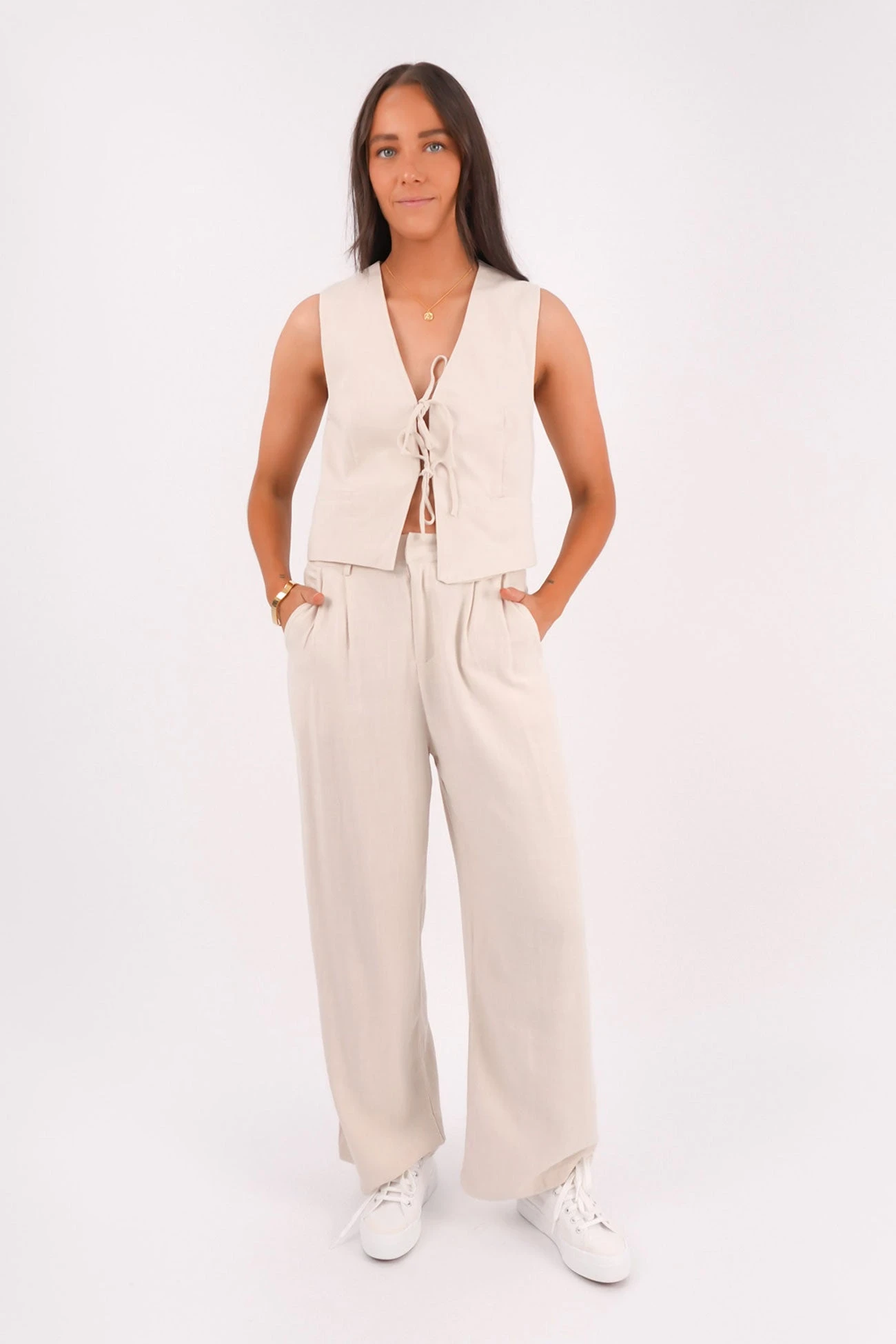 Natalia Vest Bone 3 Natalia Vest Bone - Image 3