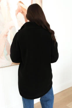 Nate Teddy Jacket Black 11 Nate Teddy Jacket Black -Jean Jail Shop NateTeddyJacketBlackb