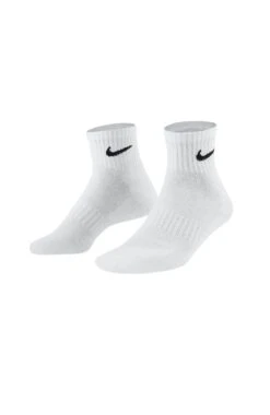 Nike Everyday Cushioned Ankle Socks 3 PK White