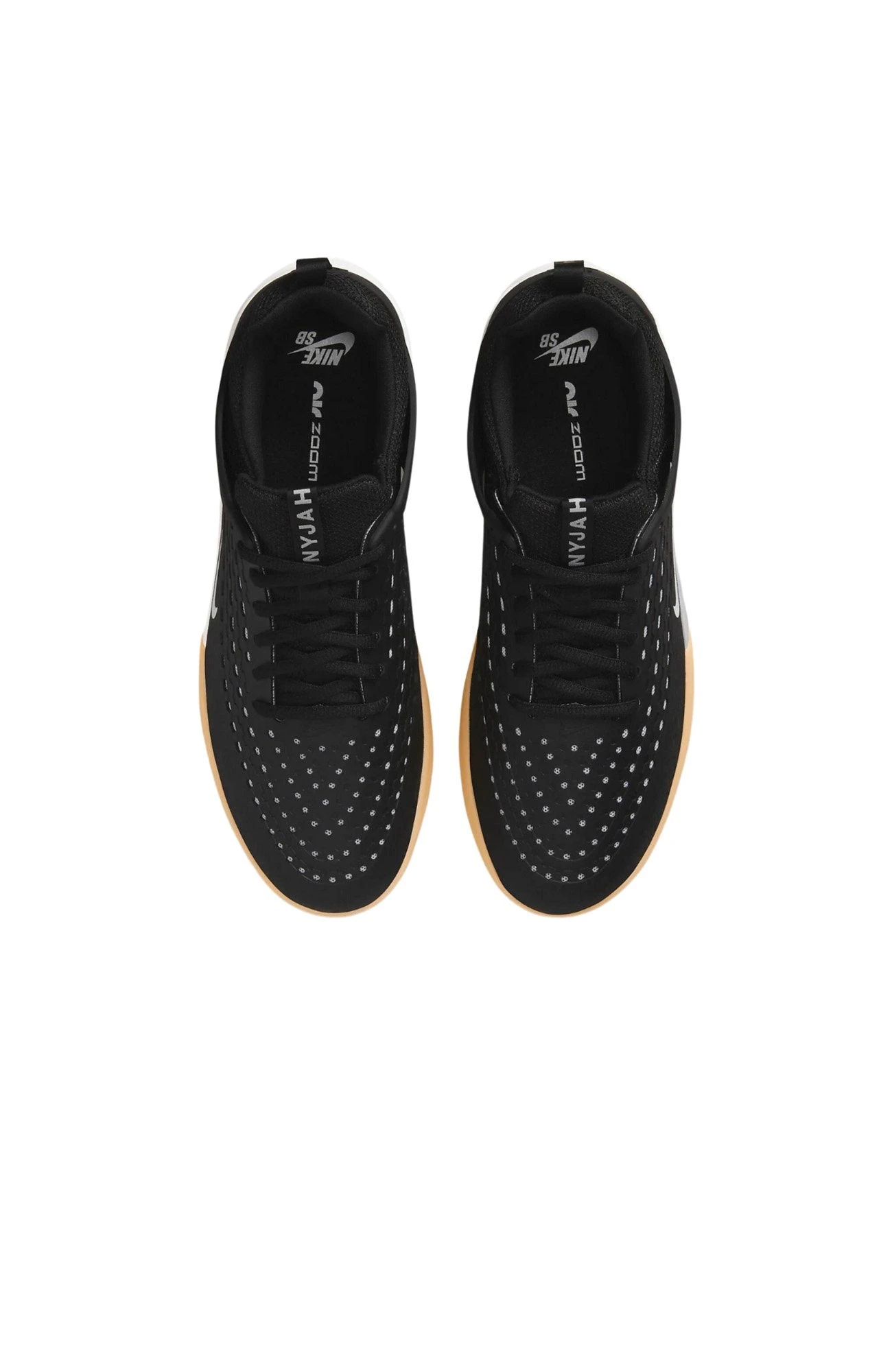 Nike SB Zoom Nyjah 3 Shoe Black White 4 Nike SB Zoom Nyjah 3 Shoe Black White - Image 4