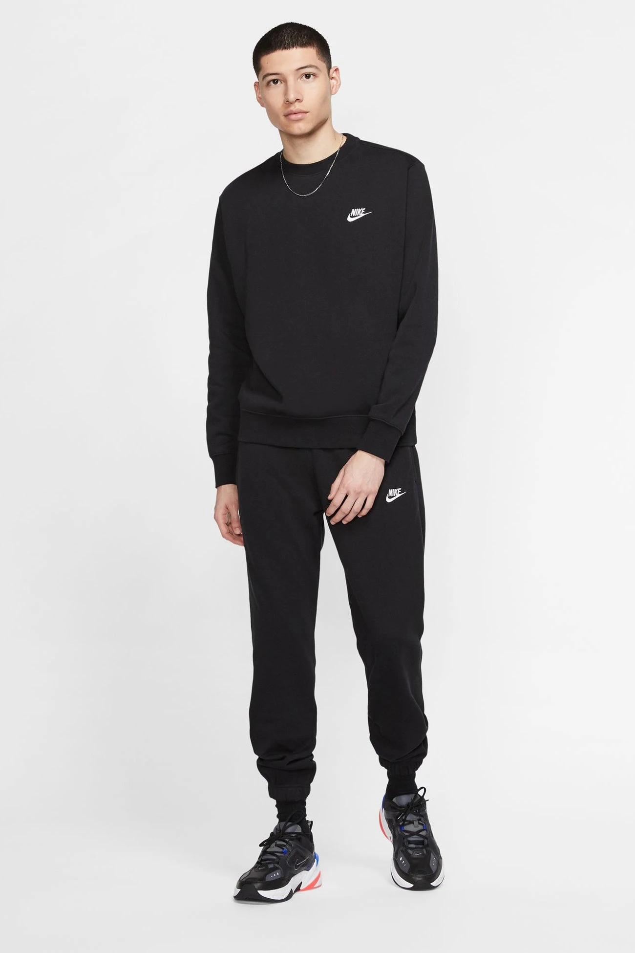 Nike Sportswear Club Fleece Crew Black 2 Nike Sportswear Club Fleece Crew Black - Image 2