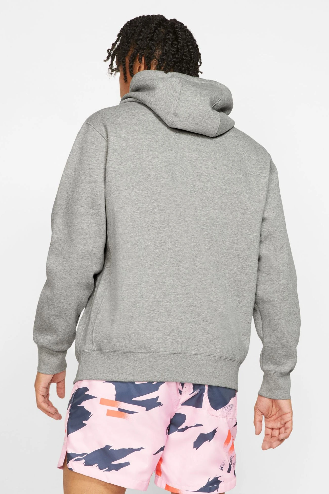 Nike Sportswear Club Pullover Hoodie Dark Grey Heather 2 Nike Sportswear Club Pullover Hoodie Dark Grey Heather - Image 2