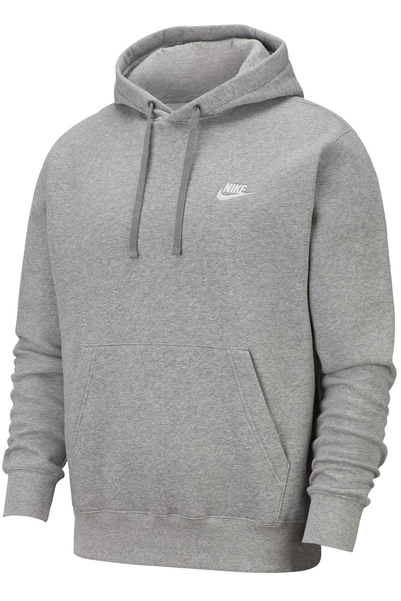 Nike Sportswear Club Pullover Hoodie Dark Grey Heather 5 Nike Sportswear Club Pullover Hoodie Dark Grey Heather - Image 5