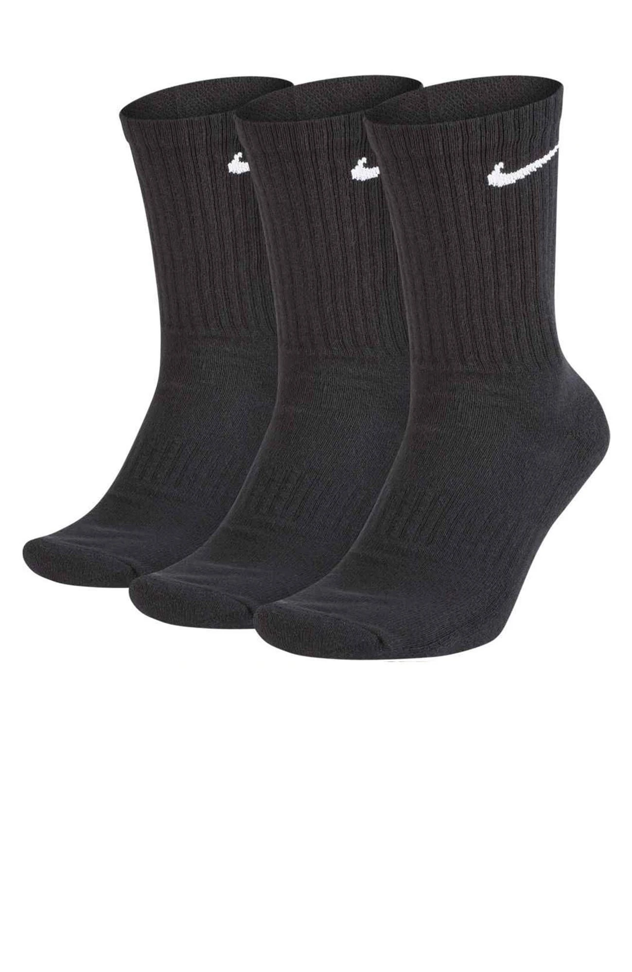 Nike Everyday Cushioned Crew Sock 3 Pairs Black 1 Nike Everyday Cushioned Crew Sock 3 Pairs Black