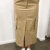Nikita Cargo Midi Skirt Latte
