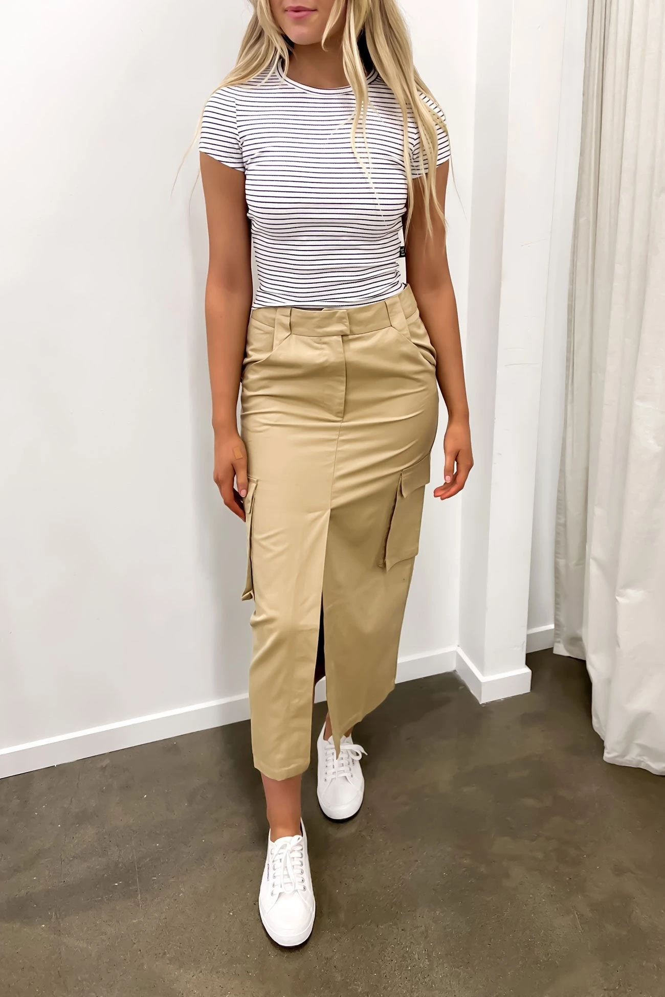 Nikita Cargo Midi Skirt Latte 2 Nikita Cargo Midi Skirt Latte - Image 2