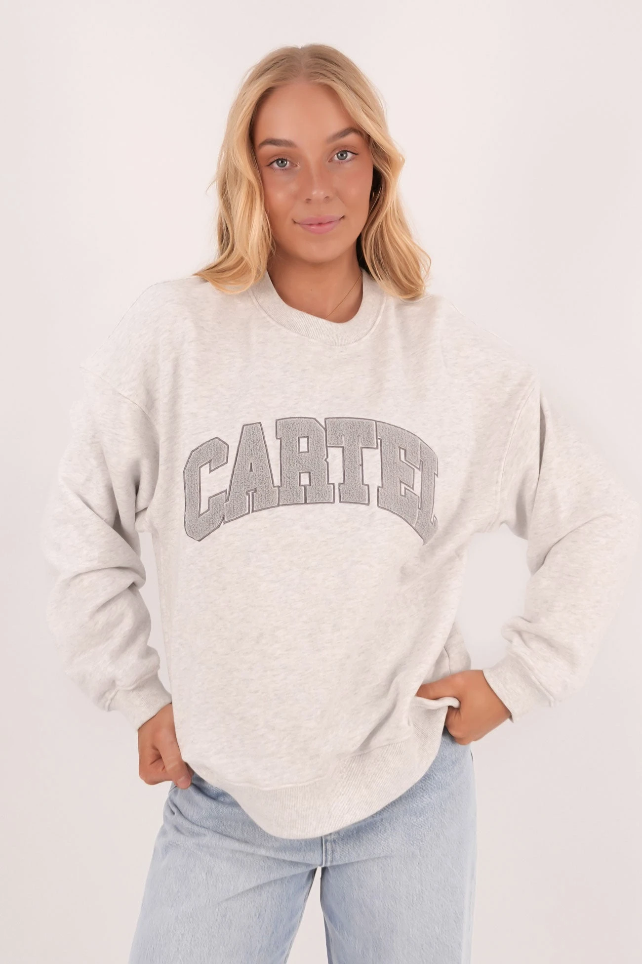 Nina Sweater Grey Marle 1 Nina Sweater Grey Marle