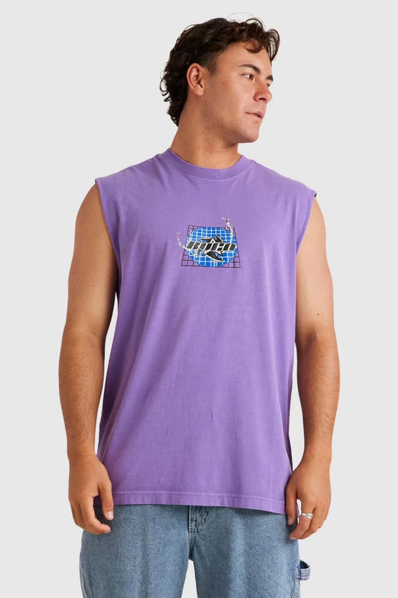 RVCA Niziolek Muscle Purple Heart 1 RVCA Niziolek Muscle Purple Heart