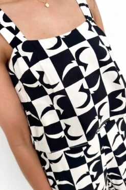 Nyla Jumpsuit Beige Black Geo -Jean Jail Shop Nyla Jumpsuit Beige Black Geo f4jpg