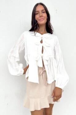 Nyssa Top White -Jean Jail Shop Nyssa Top White f00