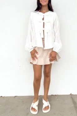 Nyssa Top White -Jean Jail Shop Nyssa Top White f2