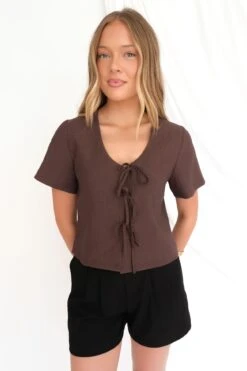 Onyx Tie Tee Brown 10 Onyx Tie Tee Brown -Jean Jail Shop Onyx Tie Tee Brown 16