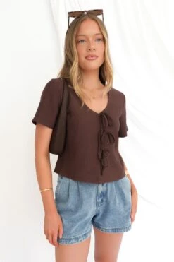 Onyx Tie Tee Brown 8 Onyx Tie Tee Brown -Jean Jail Shop Onyx Tie Tee Brown fc