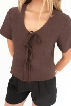 Onyx Tie Tee Brown 9 Onyx Tie Tee Brown -Jean Jail Shop Onyx Tie Tee Brown ff2