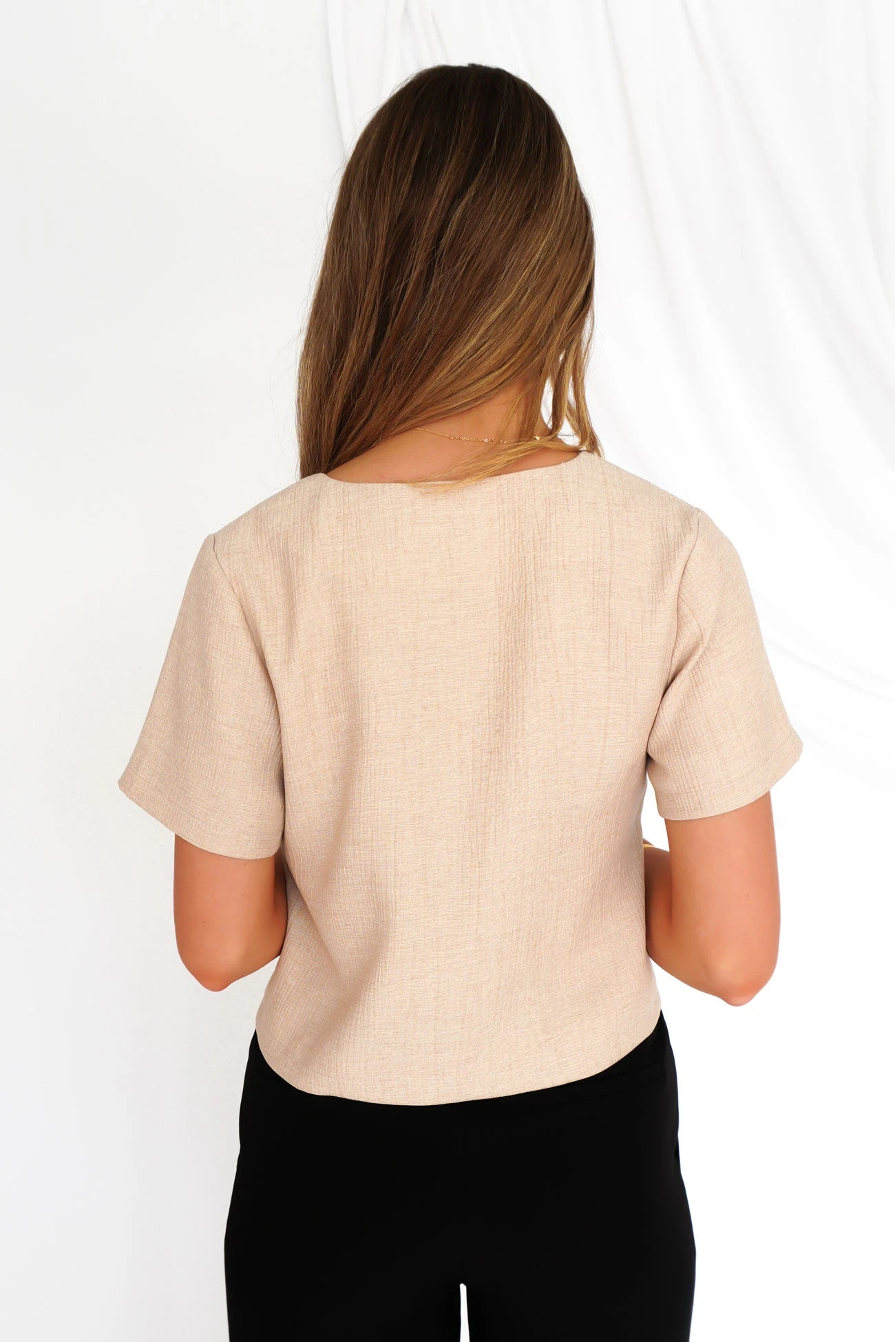 Onyx Tie Tee Oat 6 Onyx Tie Tee Oat - Image 6