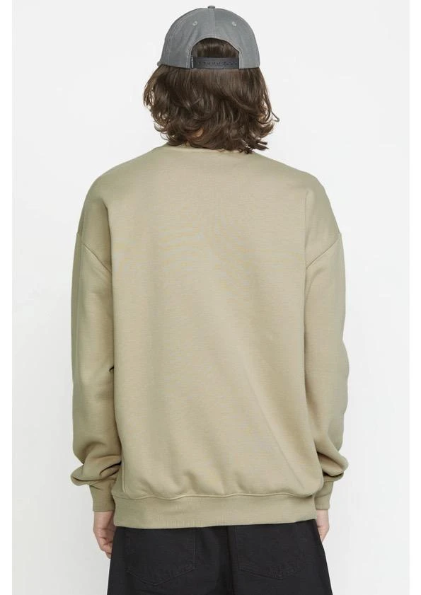 Volcom Operators Crew Light Khaki 2 Volcom Operators Crew Light Khaki - Image 2