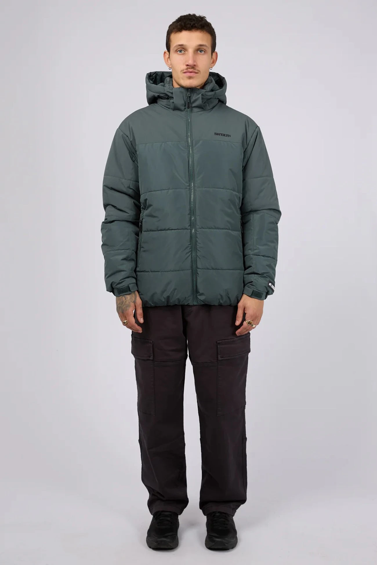 Optima Puffer Jacket Green 3 Optima Puffer Jacket Green - Image 3