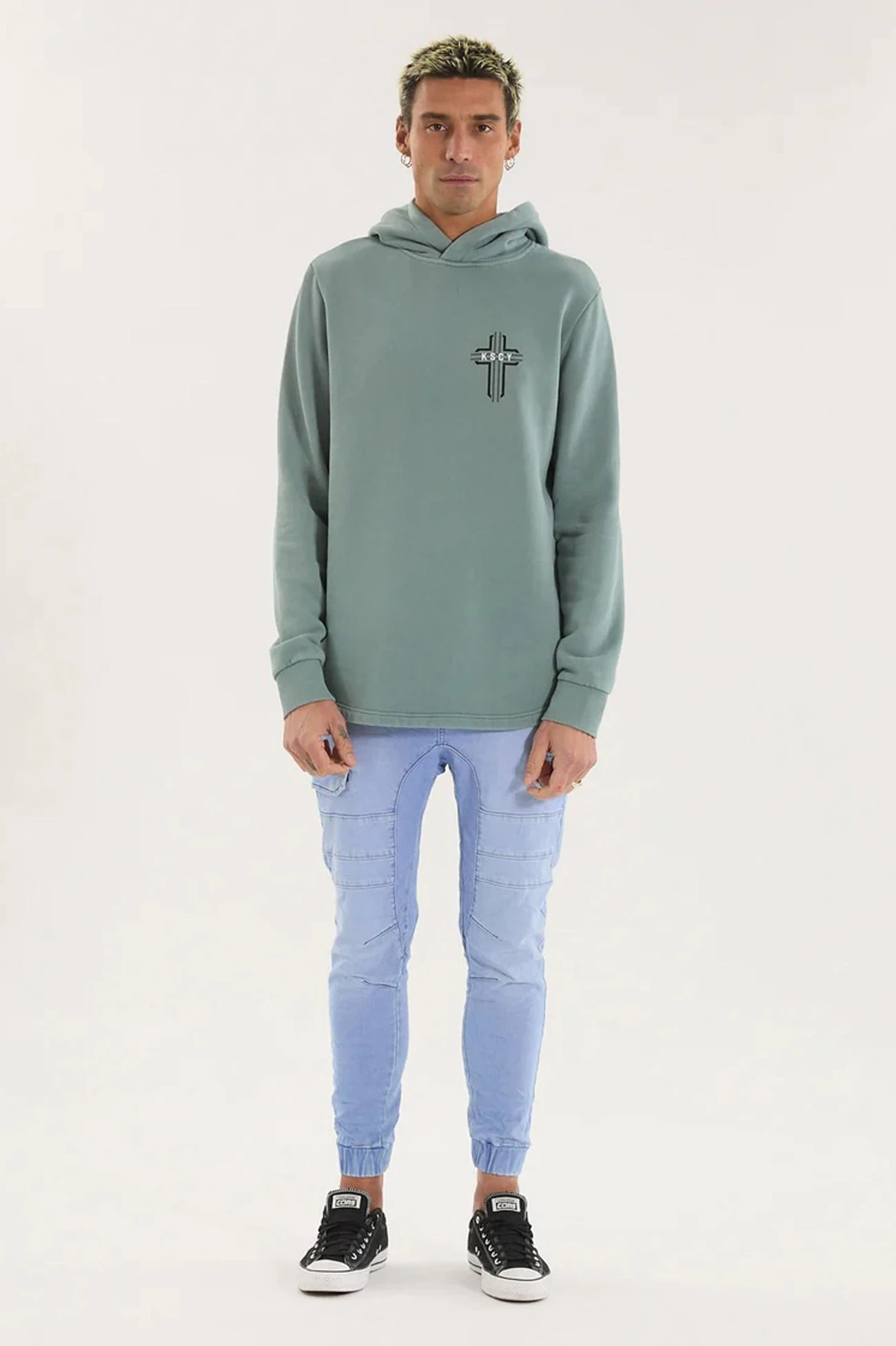 Outpost Dual Curved Hoodie Pigment Trooper 3 Outpost Dual Curved Hoodie Pigment Trooper - Image 3