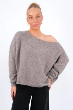 Parson Knit Jumper Mocha