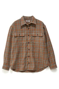 Plaid Long Sleeve Overshirt Sienna