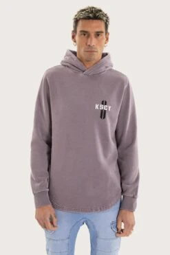 Promise Dual Curved Hoodie Pigment Grey Ridge