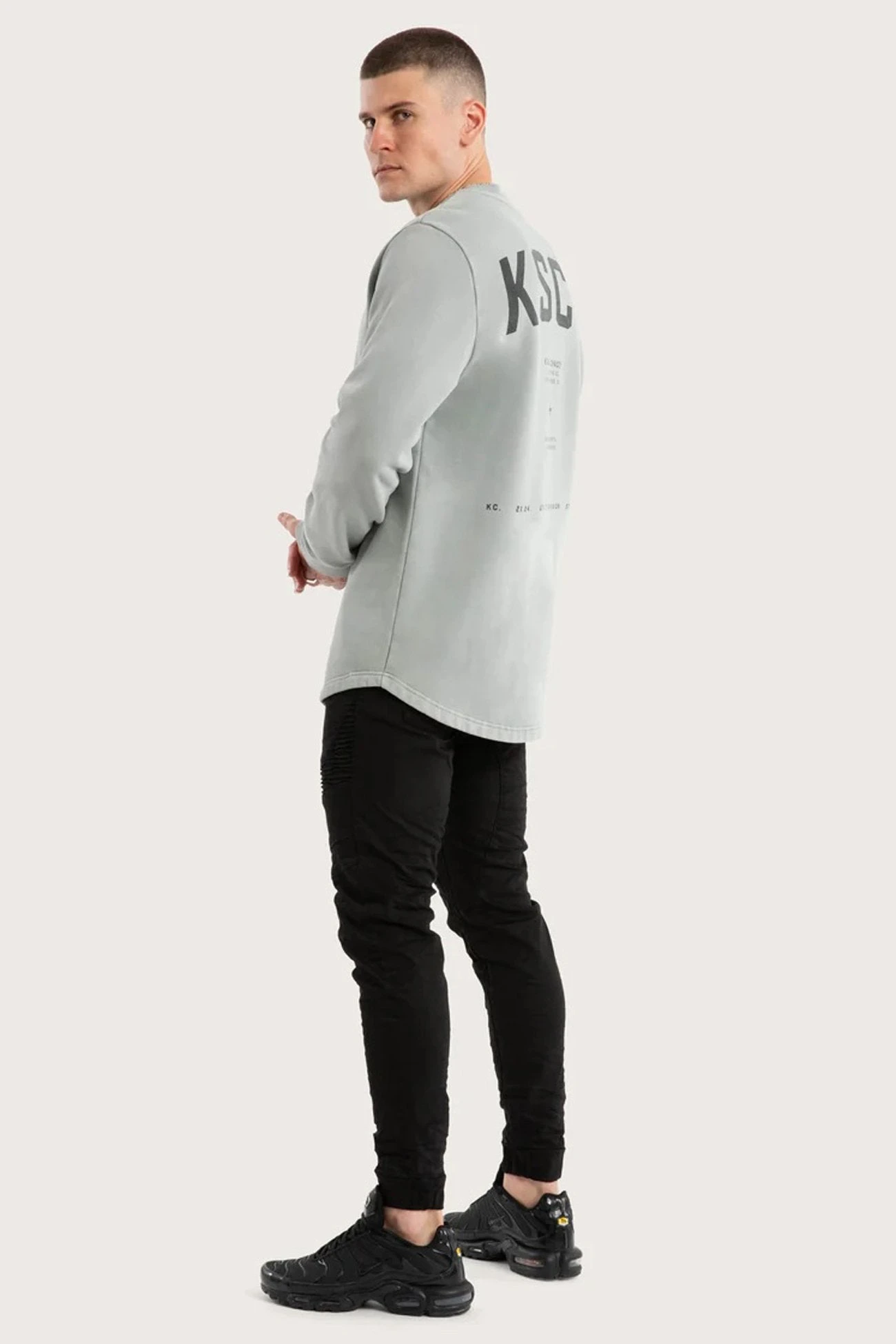 Protocol Dual Curved Sweater Pigment Limestone 4 Protocol Dual Curved Sweater Pigment Limestone - Image 4