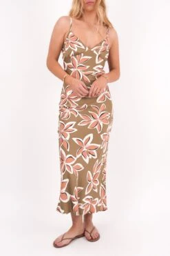 Volcom Psychonic Slippy Dress Light Army