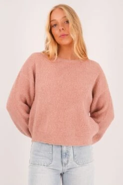 Rhythm Quinn Knit Jumper Pink