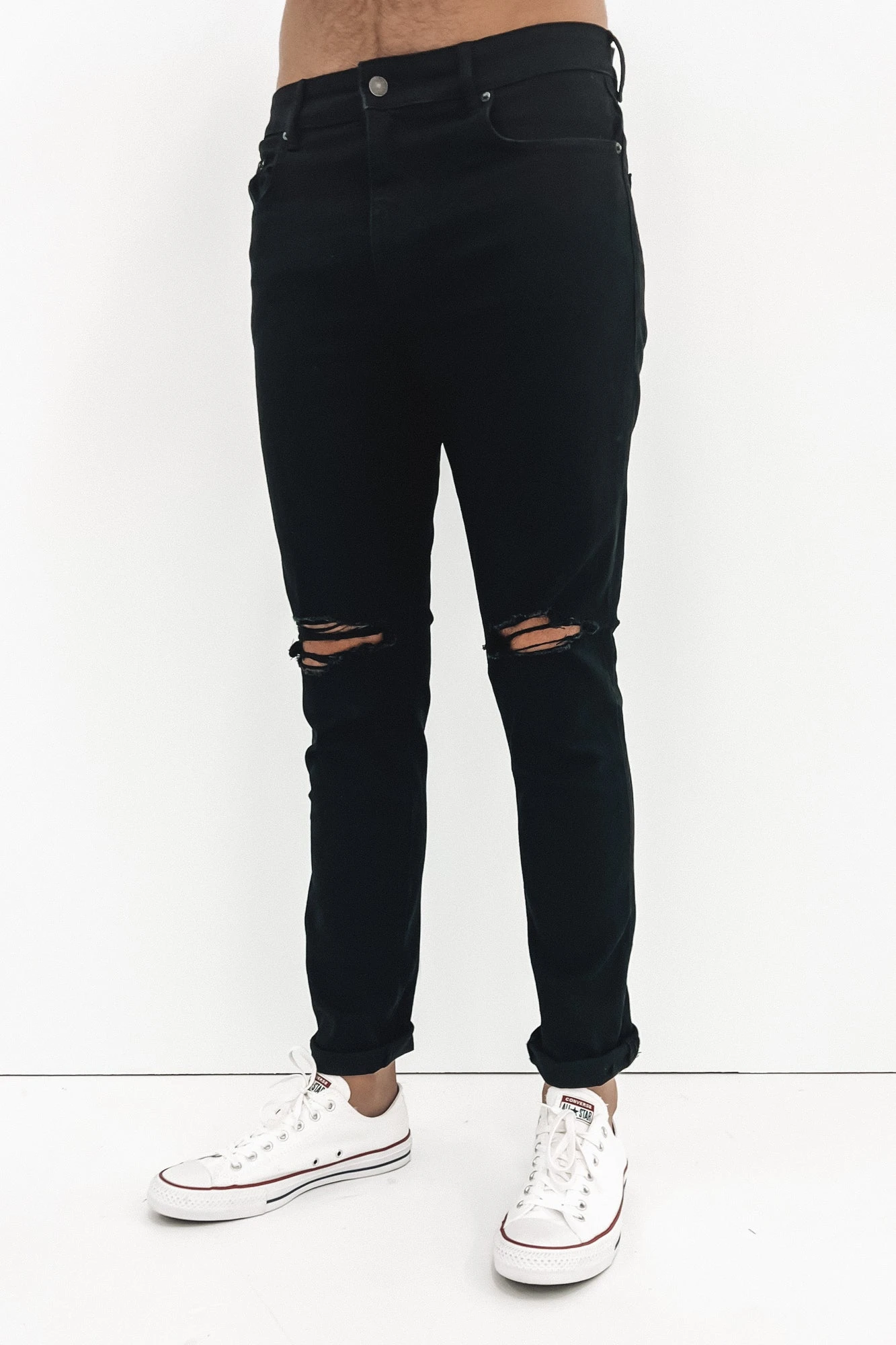 R2 Slim Jean Custom Destruct 1 R2 Slim Jean Custom Destruct