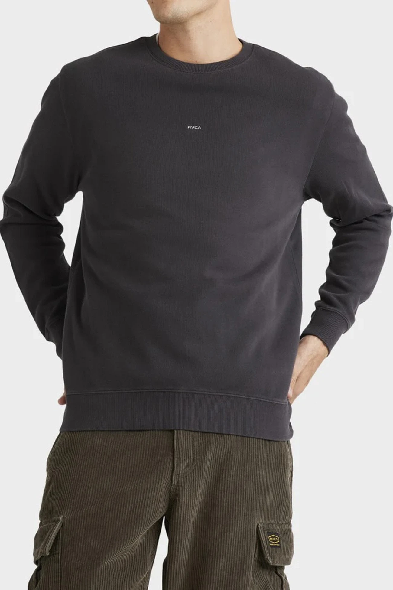 RVCA Smalls Crew Washed Black 1 RVCA Smalls Crew Washed Black