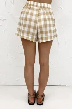 Raine Short Set Beige Check 10 Raine Short Set Beige Check -Jean Jail Shop Raine Short Set Beige Check b