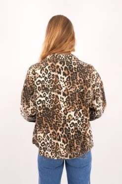 Ray Denim Jacket Leopard -Jean Jail Shop Ray Denim Jacket Leopard b