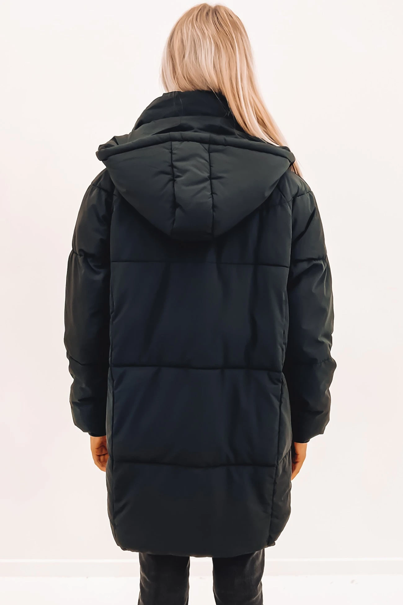 Remi Luxe Midi Puffer Black 7 Remi Luxe Midi Puffer Black - Image 7