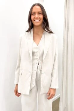 Ebony Pant Oyster -Jean Jail Shop Renee Blazer Oyster f2 cbcde74f 6498 4636 a6fd 2a261628db30