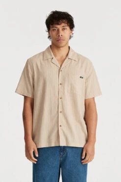 Wrangler Resort Shirt Sandbank Stripe
