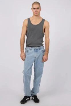 Rib Tank Coal -Jean Jail Shop Rib Tank Coal fjpg