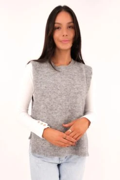 Ridley Knit Top Grey