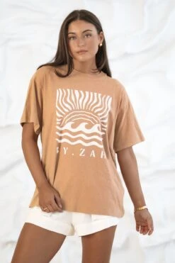 Rise Tee Tan