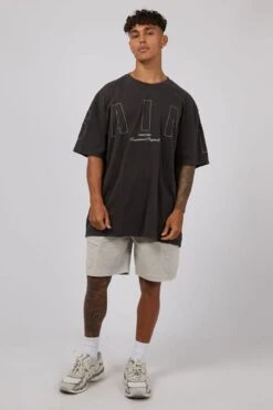 Riser Tee Washed Black -Jean Jail Shop Riser Tee Washed Black f2jpg