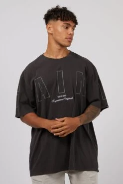 Riser Tee Washed Black -Jean Jail Shop Riser Tee Washed Black fjpg