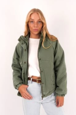 Rosalee Jacket Washed Green