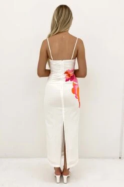 Rowan Midi Dress White Oriental Floral 7 Rowan Midi Dress White Oriental Floral -Jean Jail Shop Rowan Midi Dress White Oriental Floral6 54d20efdeb1d48f0870bd4fdd83de740jpg